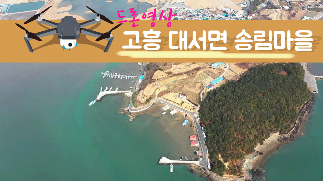 고흥 대서면 송림항/송림마을 2022.03.03 드론촬영영상